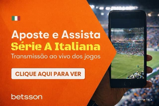 Assistir Série A Italiana ao vivo online na Betsson