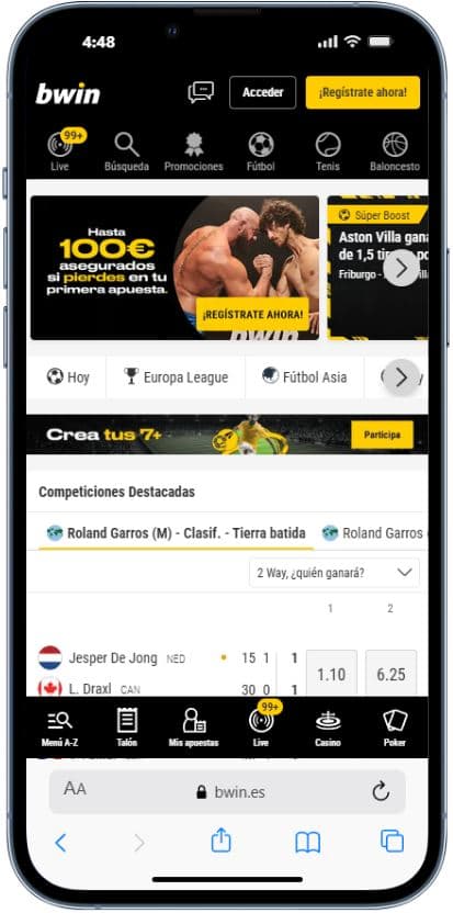Bwin movil