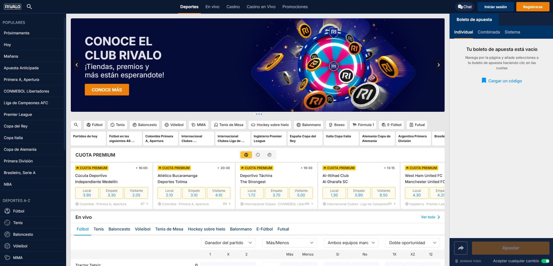 Rivalo Colombia home