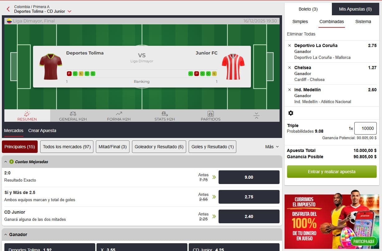 Sportium sportsbook