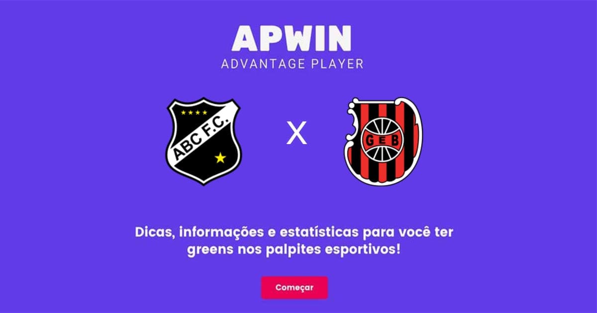 ABC x Brasil de Pelotas Estatísticas | 28/05/2022 | APWin