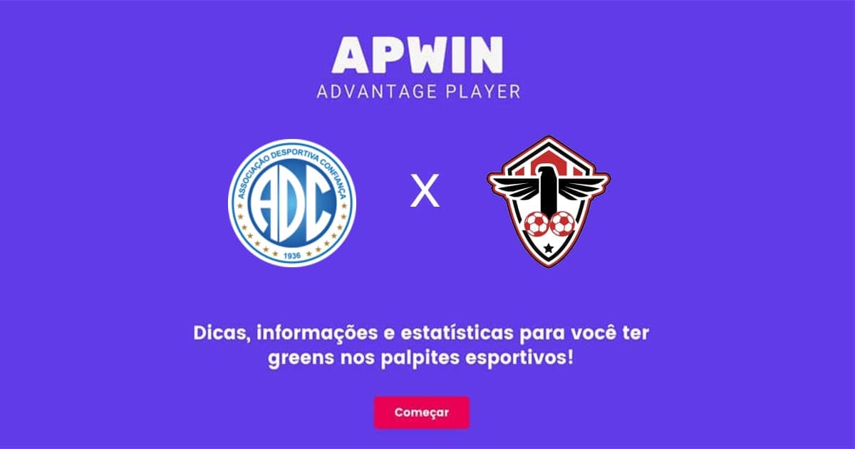 Confiança x Atlético Cearense Estatísticas | 13/08/2022 | APWin