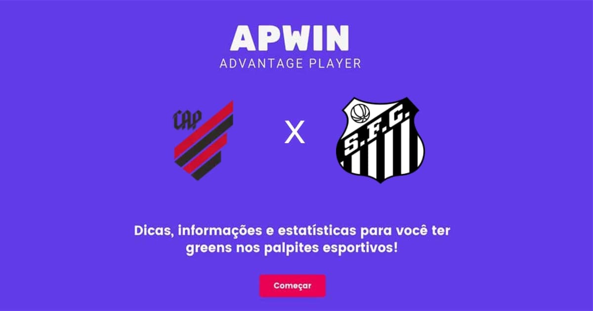 Athletico PR x Santos Estatísticas | 04/06/2022 | APWin