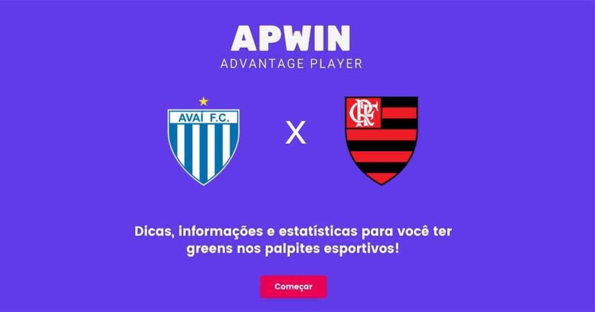 Avaí x Flamengo Estatísticas | 24/07/2022 | APWin