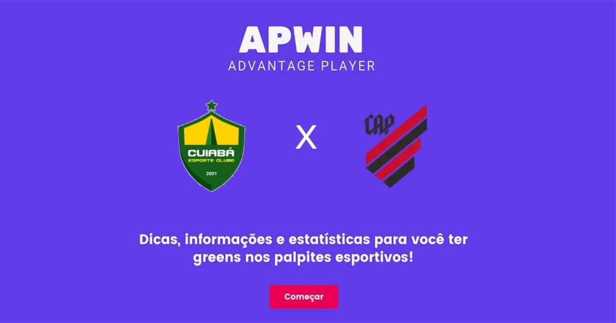 Cuiabá x Athletico PR Estatísticas | 29/05/2022 | APWin