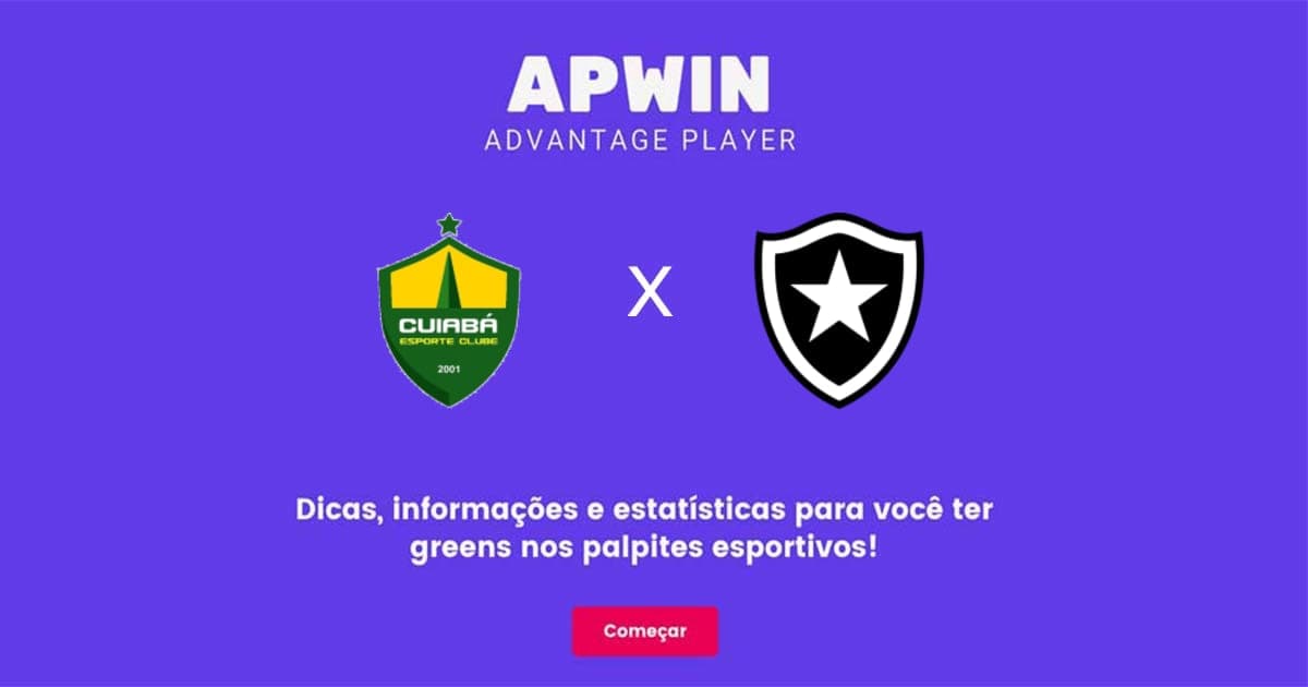 Cuiabá x Botafogo Estatísticas | 10/07/2022 | APWin