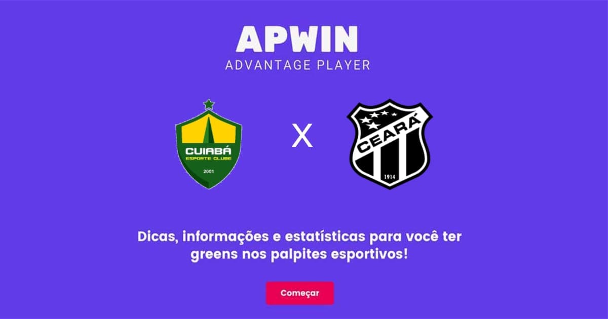 Cuiabá x Ceará Estatísticas | 18/06/2022 | APWin