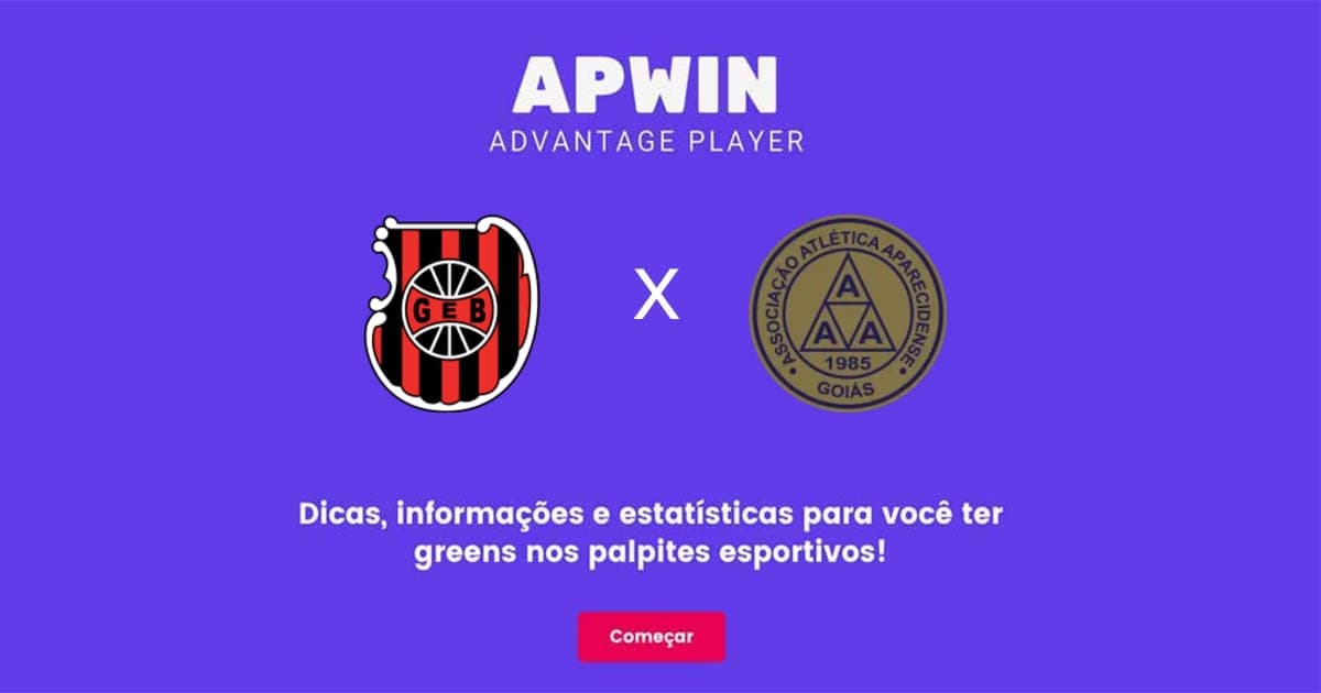 Brasil de Pelotas x Aparecidense Estatísticas | 23/07/2022 | APWin