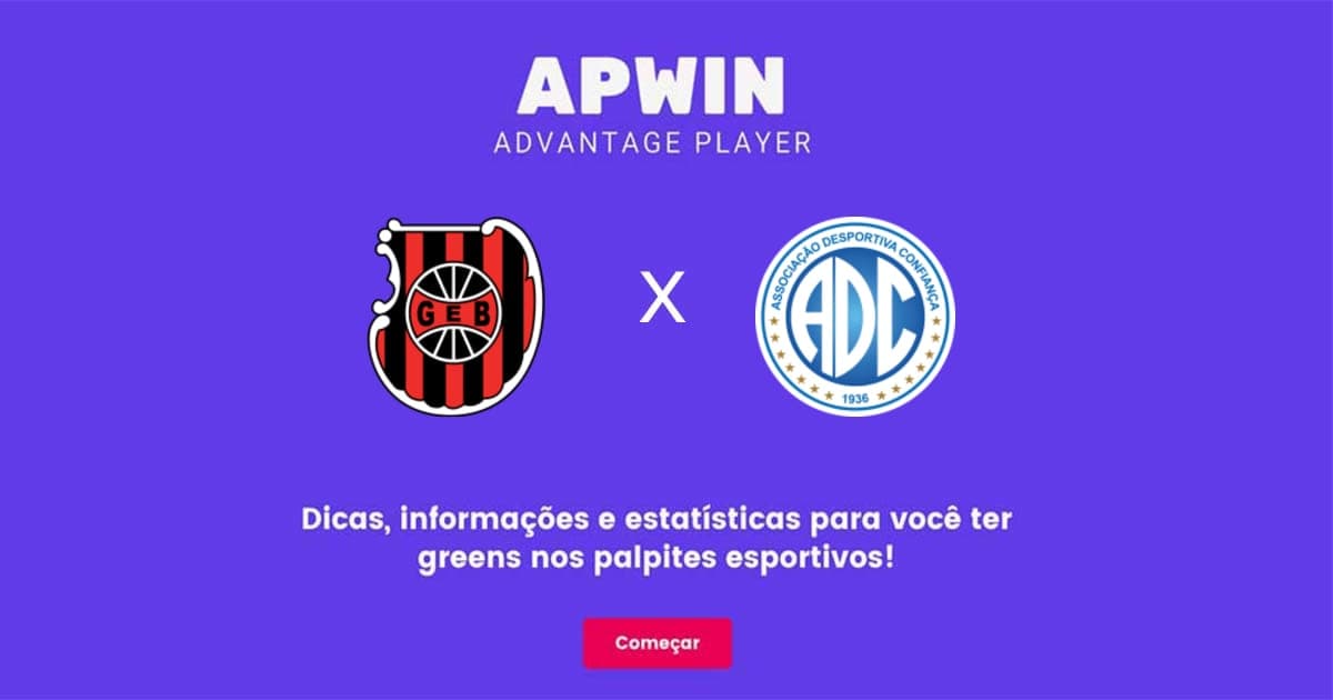 Brasil de Pelotas x Confiança Estatísticas | 07/08/2022 | APWin