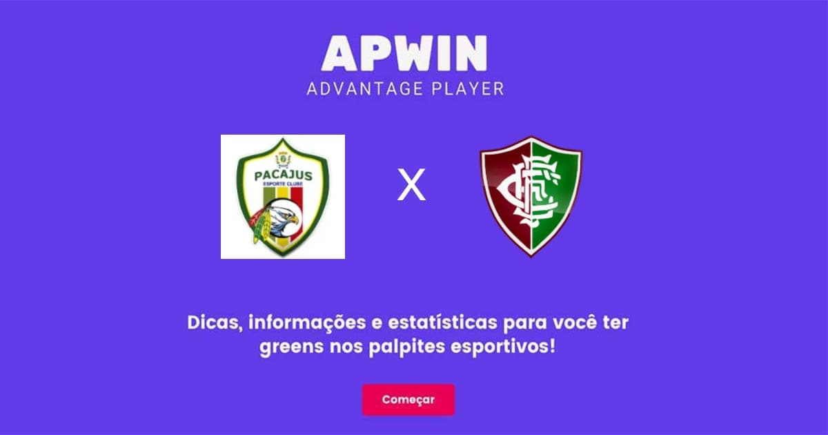 Pacajus x Fluminense PI Estatísticas | 03/06/2022 | APWin