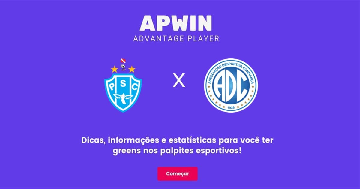 Paysandu x Confiança Estatísticas | 09/07/2022 | APWin