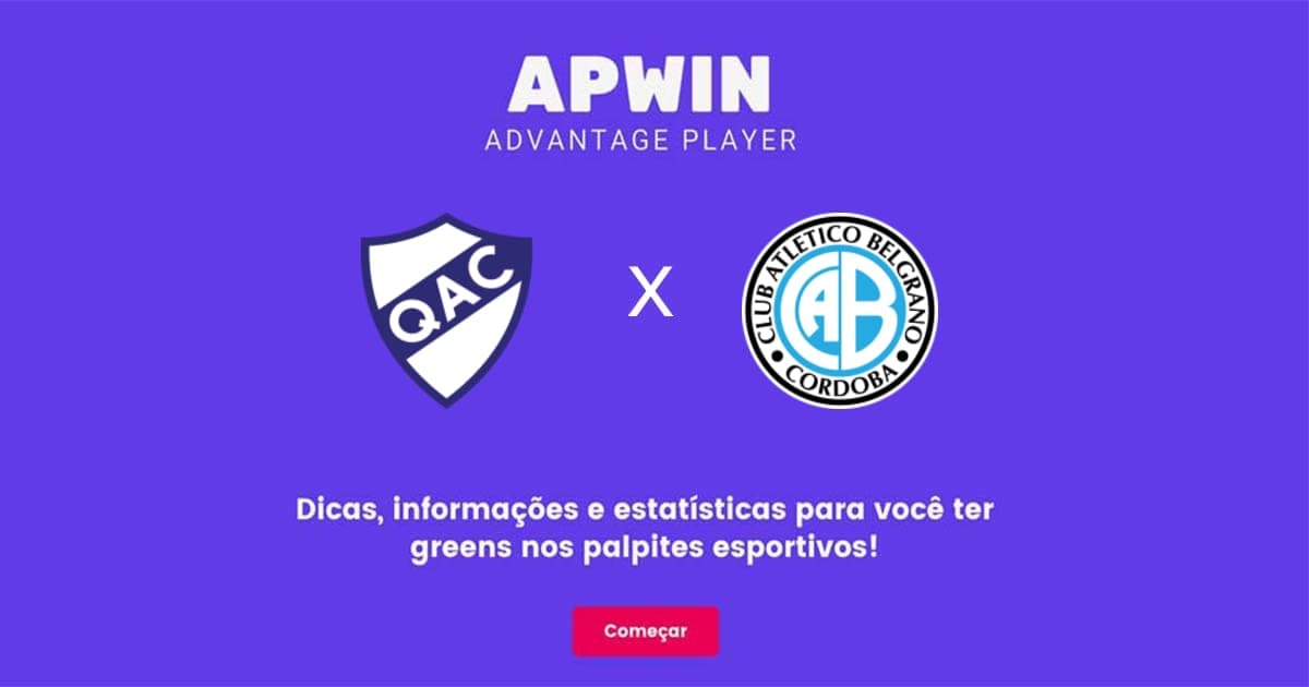 Quilmes x Belgrano Estatísticas | 24/08/2022 | APWin