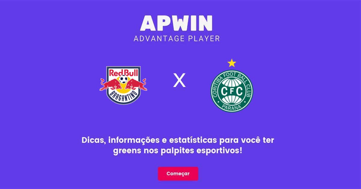 RB Bragantino x Coritiba Estatísticas | 15/06/2022 | APWin