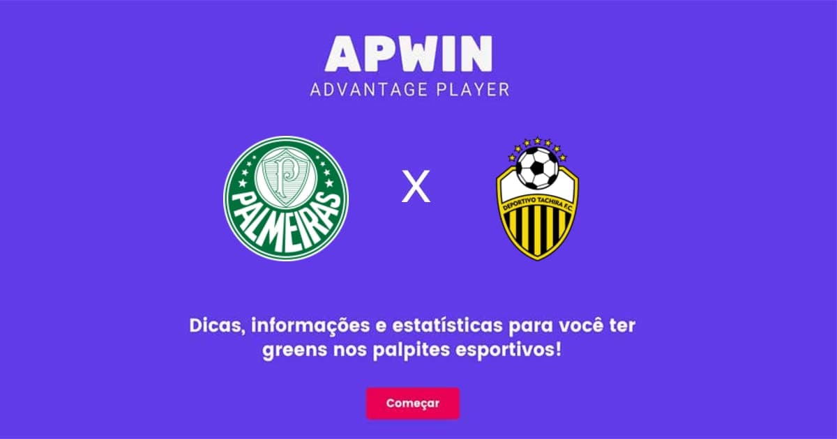 Palmeiras x Deportivo Táchira Estatísticas | 24/05/2022 | APWin