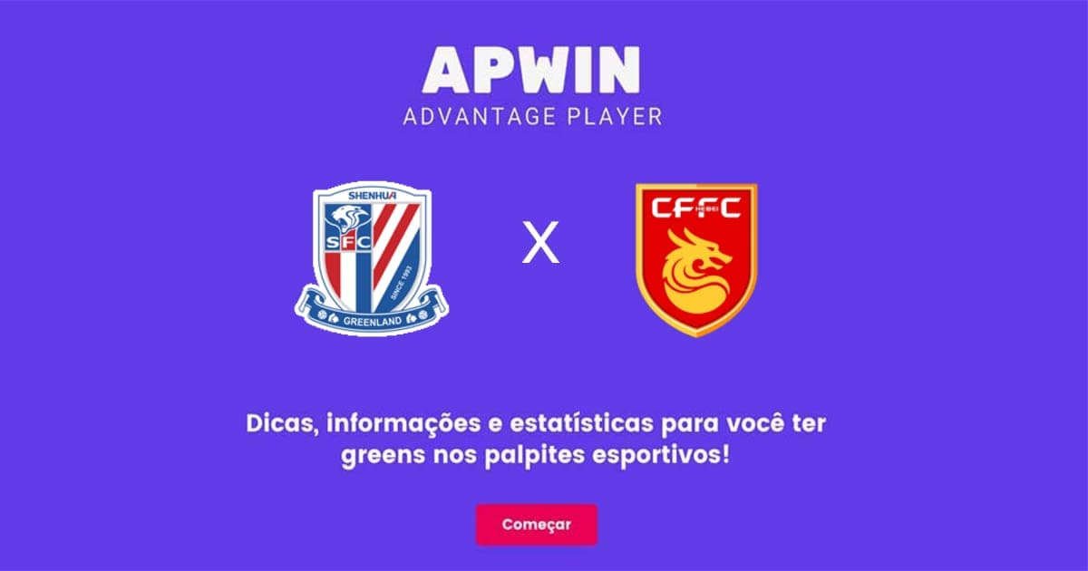 Shanghai Shenhua x Hebei CFFC Estatísticas | 07/07/2022 | APWin