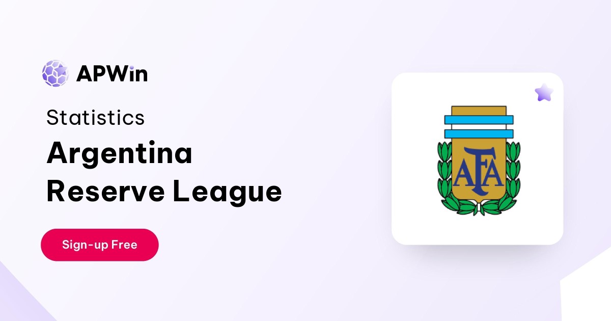 Argentina Reserve League 2023 Table & Stats