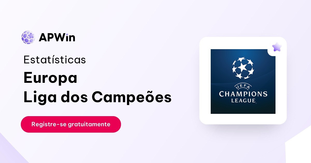 Classificação Liga dos Campeões (Champions League) 2023/2024