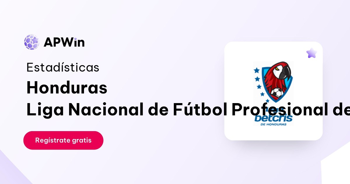 Liga Nacional de Fútbol Profesional de Honduras Partidos y Resultados