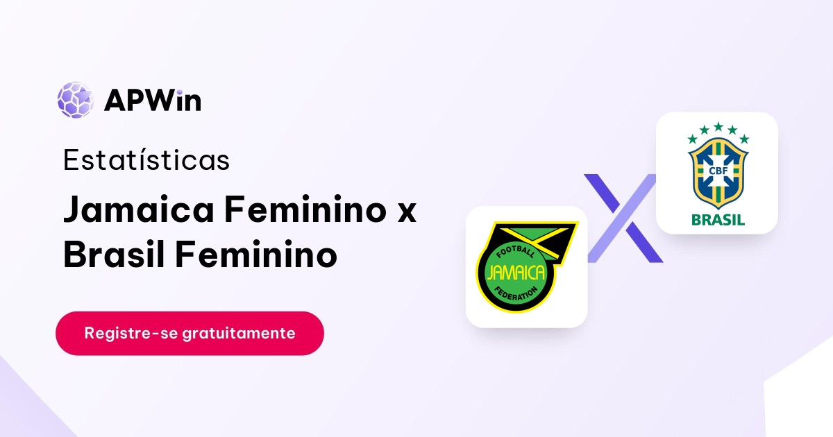 Jamaica Feminino x Brasil Feminino: Estatísticas - 02/08/2023 | APWin