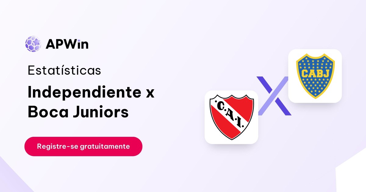 Independiente x Boca Juniors: Estatísticas - 29/07/2023 | APWin