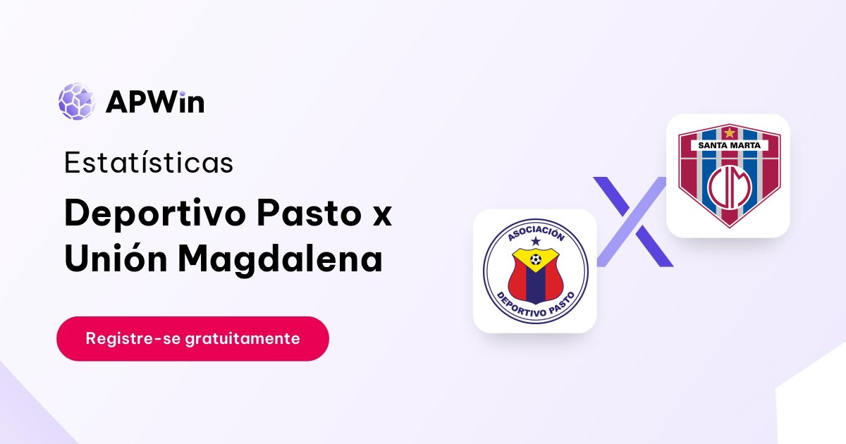 Deportivo Pasto x Unión Magdalena: Estatísticas - 13/10/2023 | APWin