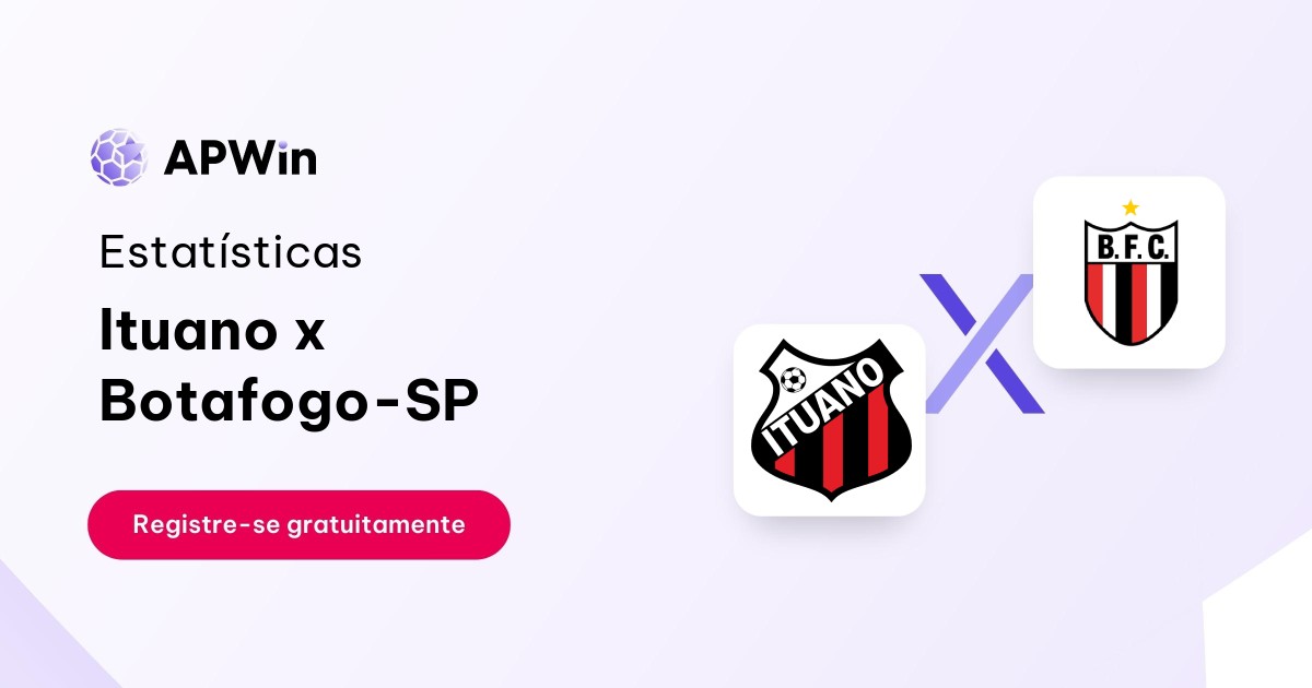 Ituano x Botafogo SP: Estatísticas - 30/09/2023 | APWin