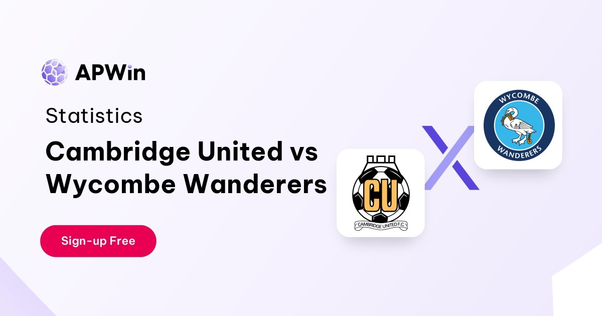 Cambridge United vs Wanderers Corner Kick Stats
