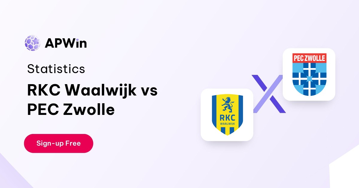 RKC Waalwijk vs PEC Zwolle Preview, Livescore, Odds