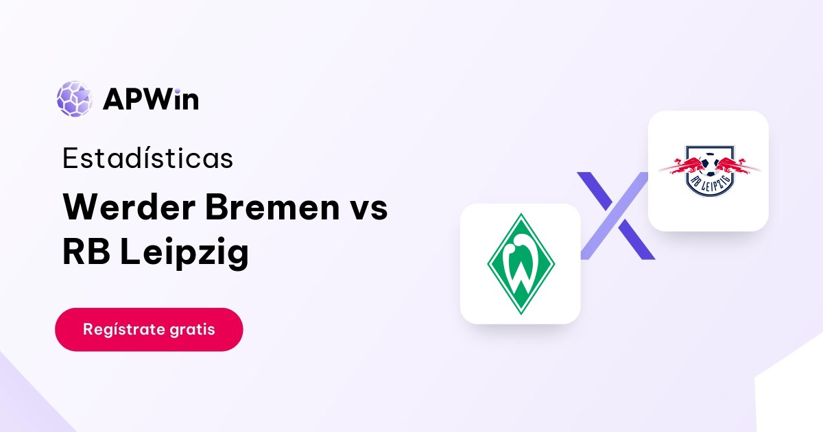 Werder Bremen vs RB Leipzig Estadísticas 19/12/2023 APWin