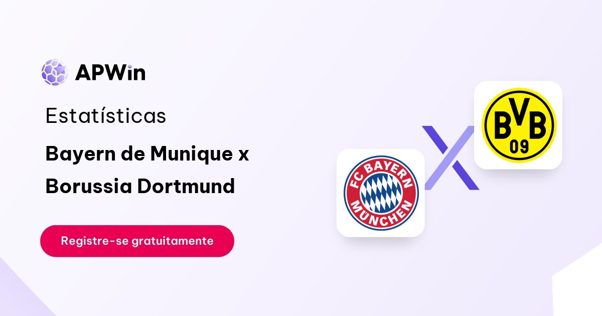 Bayern de Munique x Borussia Dortmund: Estatísticas, Placar e Odds