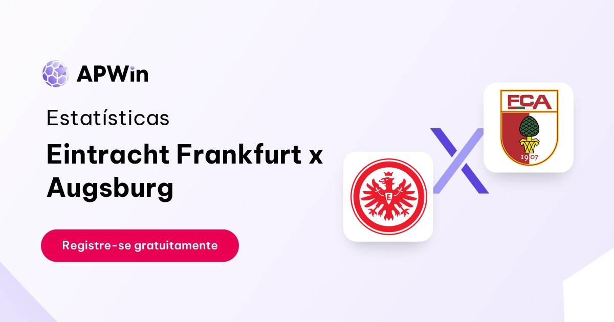 Eintracht Frankfurt x Augsburg: Estatísticas, Placar e Odds
