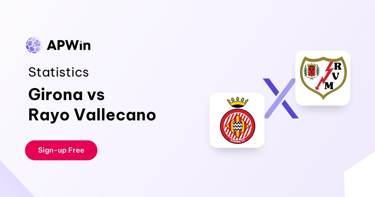 Girona FC vs Rayo Vallecano live score, H2H and lineups