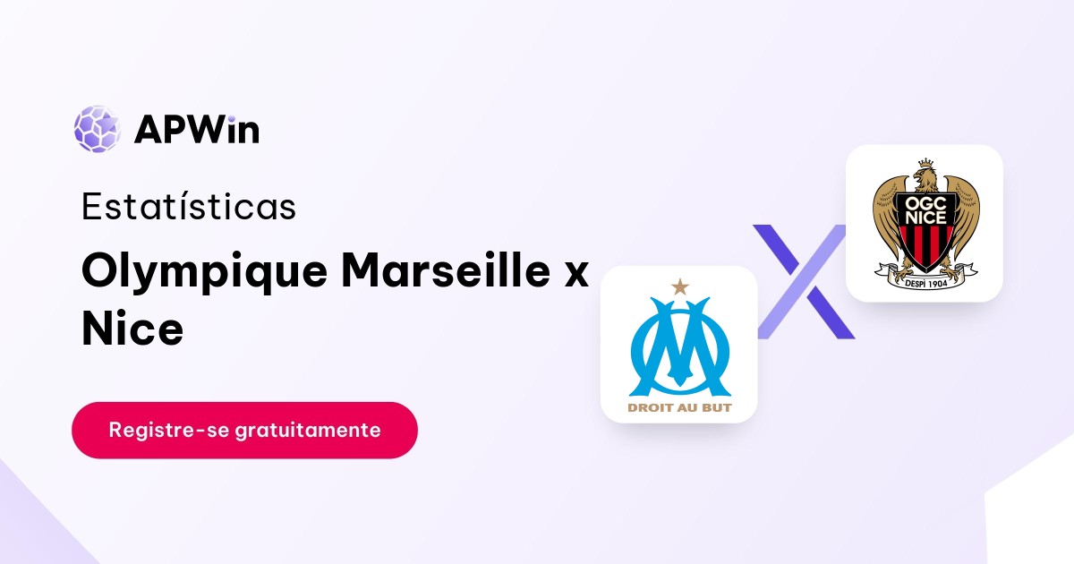 Olympique Marseille x Nice: Estatísticas, Placar e Odds