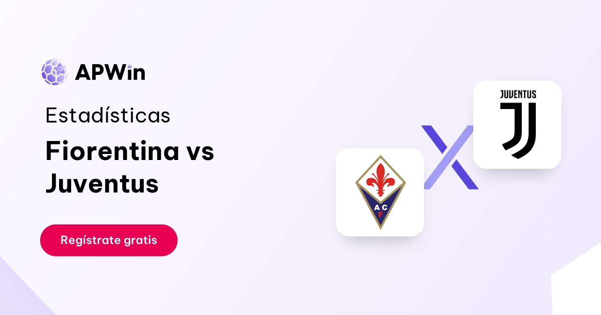 Fiorentina vs Juventus Estadísticas 05/11/2023 APWin