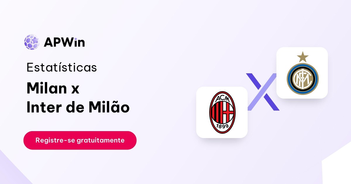 Milan x Inter de Milão: Estatísticas, Placar e Odds