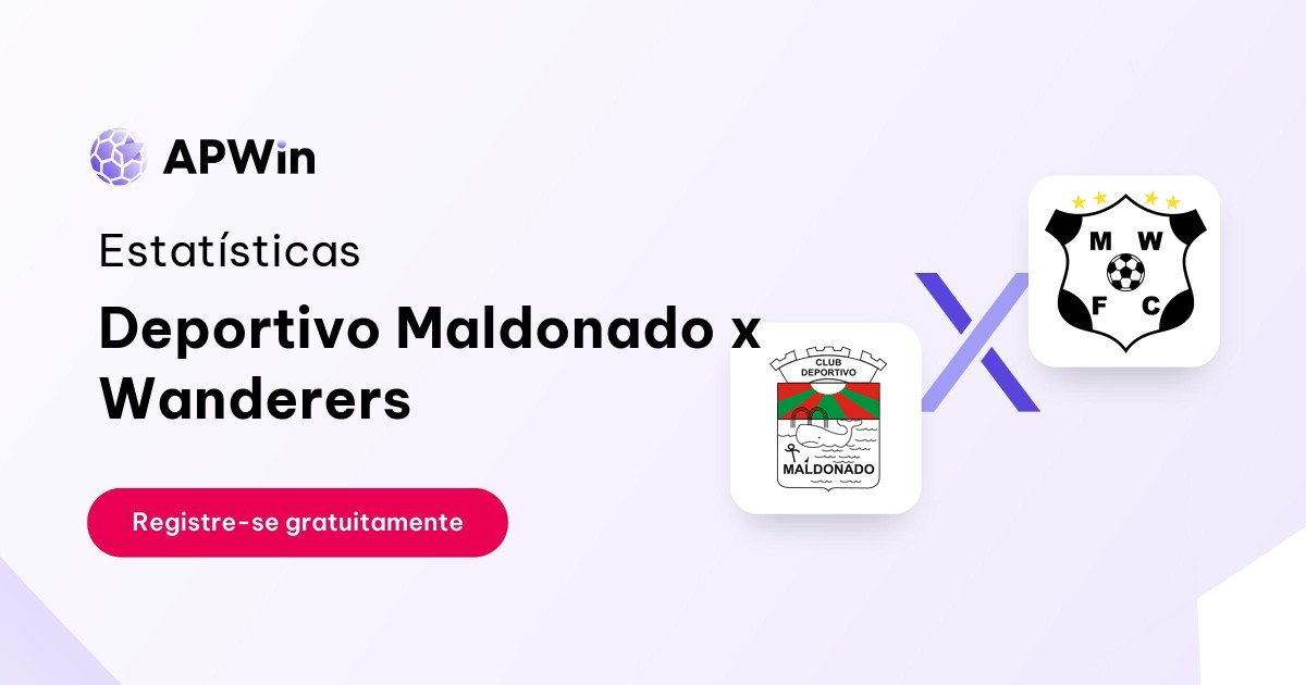 Deportivo Maldonado x Wanderers: Estatísticas - 15/11/2023 | APWin