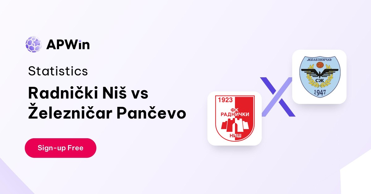 Radnicki Nis x FK Zeleznicar Pancevo » Palpites, Placar ao vivo e  Transmissão + Odds