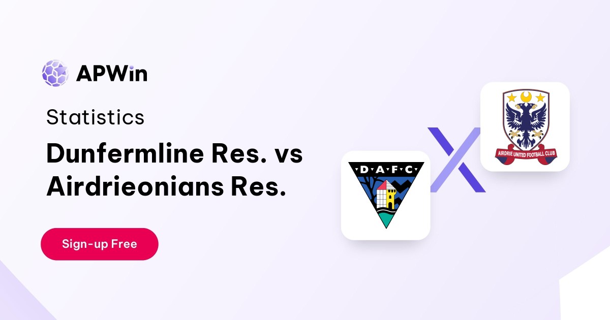 Dunfermline Res. vs Airdrieonians Res. Preview, Livescore, Odds