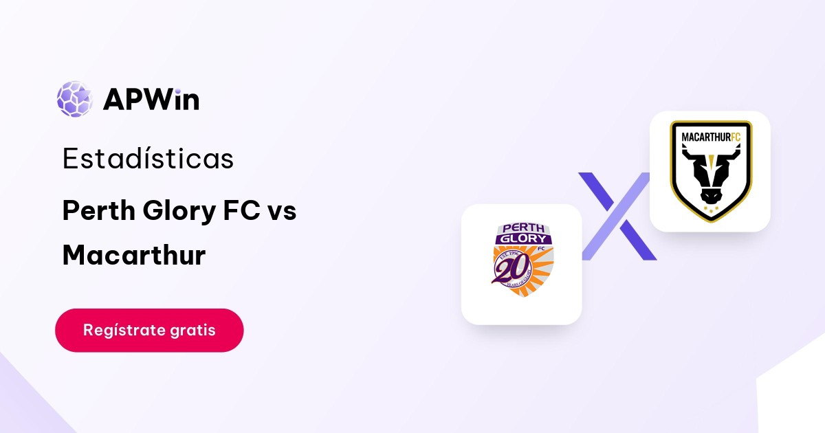 Estadísticas de Perth Glory FC vs Macarthur 23/12/2023 APWin