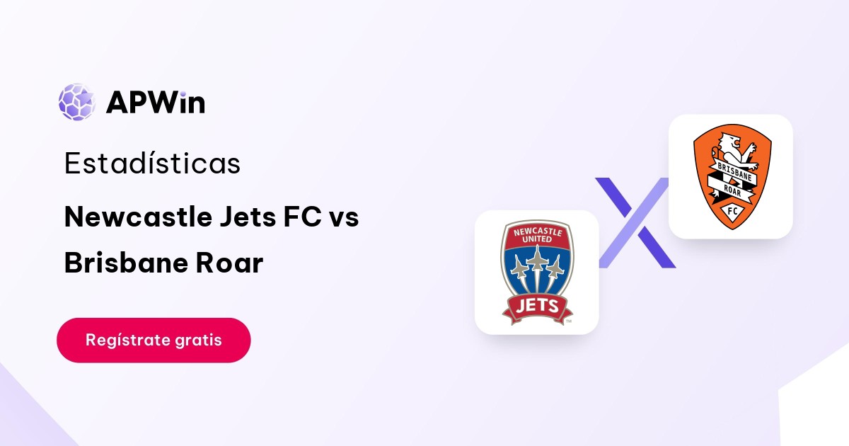 Newcastle Jets FC vs Brisbane Roar Estadísticas 23/01/2024 APWin