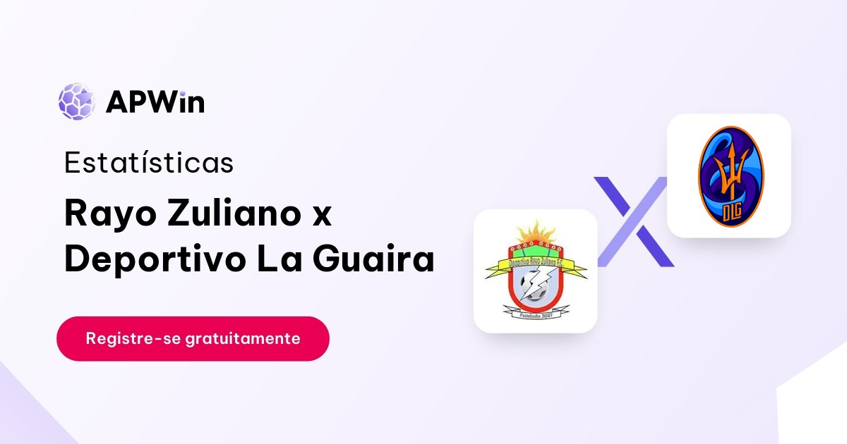 Rayo Zuliano x Deportivo La Guaira: Estatísticas, Placar e Odds | APWin