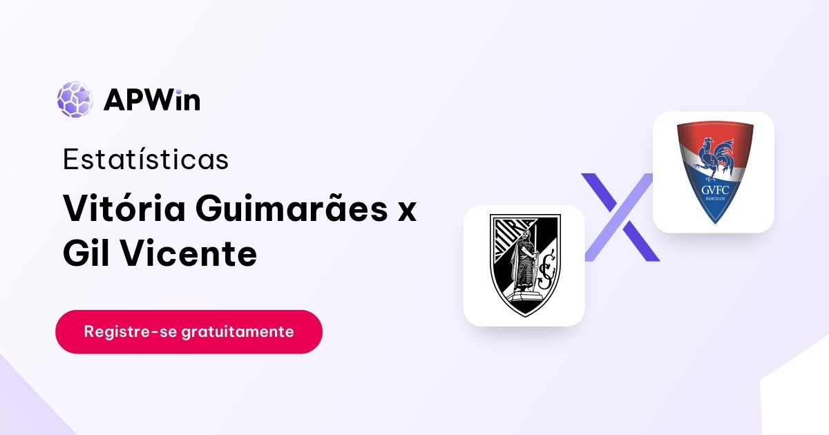 Vitória Guimarães x Gil Vicente: Estatísticas - 08/02/2024 | APWin