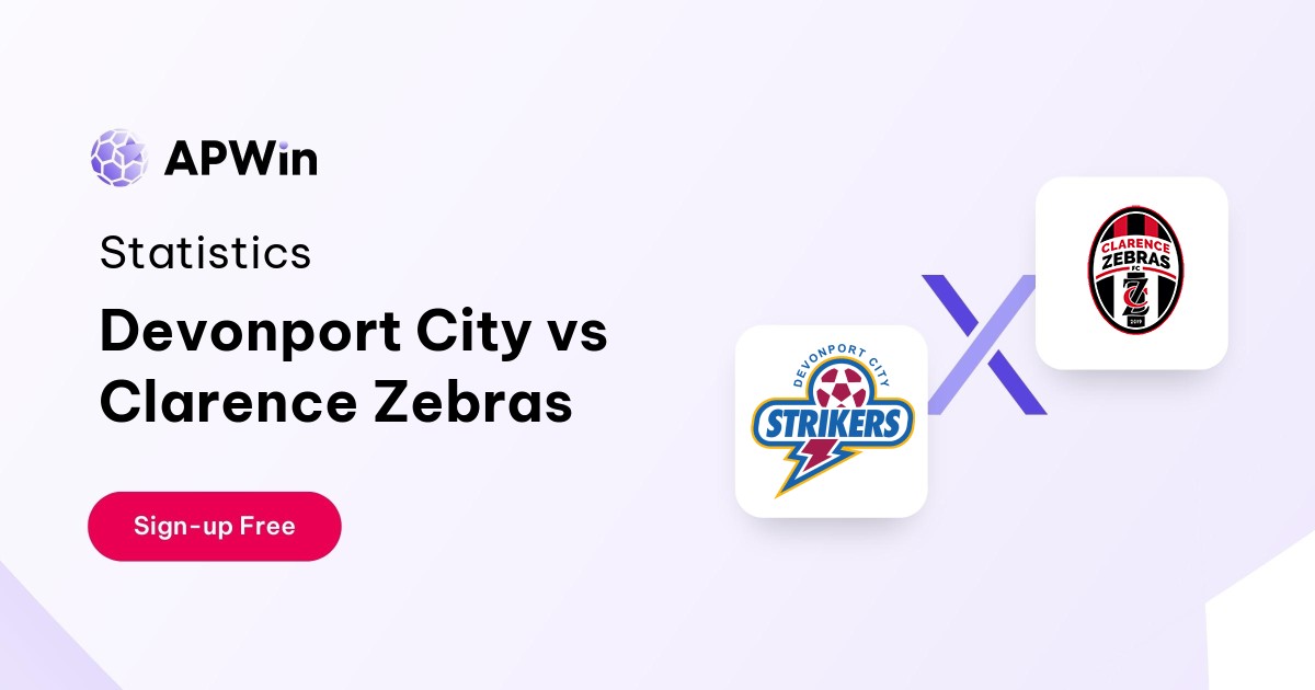 Devonport City vs Clarence Zebras Standings Table in Tasmania NPL APWin