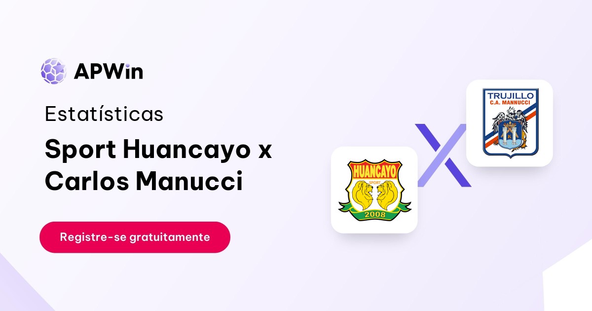 Sport Huancayo x Carlos Manucci: Estatísticas, Placar e Odds