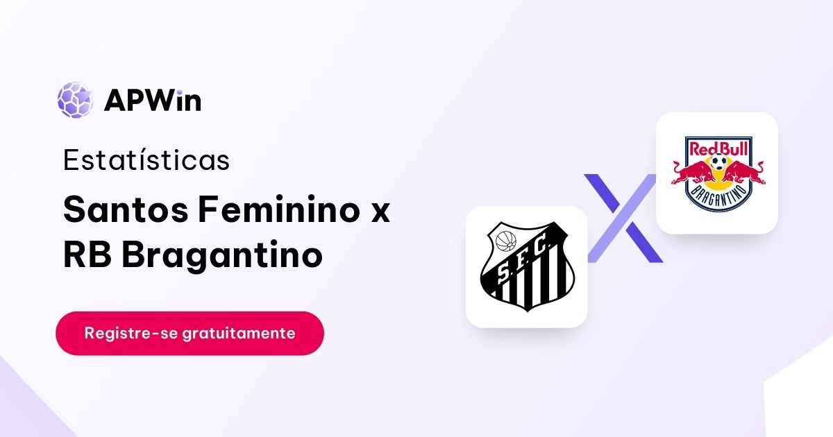 Santos Feminino x RB Bragantino: Estatísticas, Placar e Odds