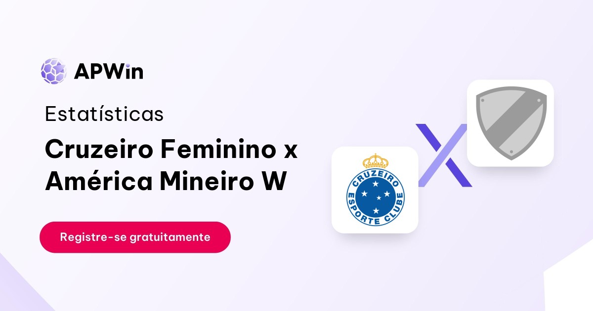 Cruzeiro Feminino x América Mineiro W: Estatísticas, Placar e Odds