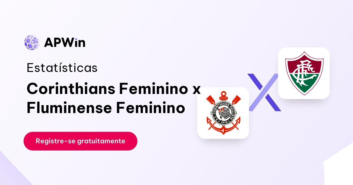 Corinthians Feminino x Fluminense Feminino: Estatísticas, Placar e Odds