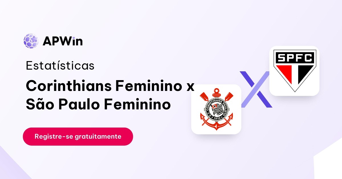 Corinthians Feminino x São Paulo Feminino: Estatísticas, Placar e Odds