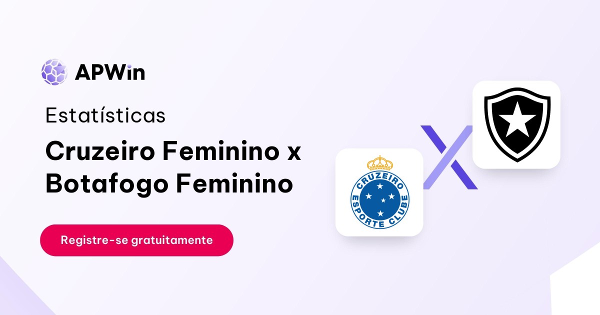 Cruzeiro Feminino x Botafogo Feminino: Estatísticas, Placar e Odds