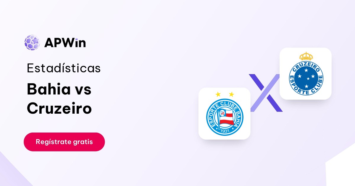 Bahia vs Cruzeiro En vivo, Resultado y Estadísticas